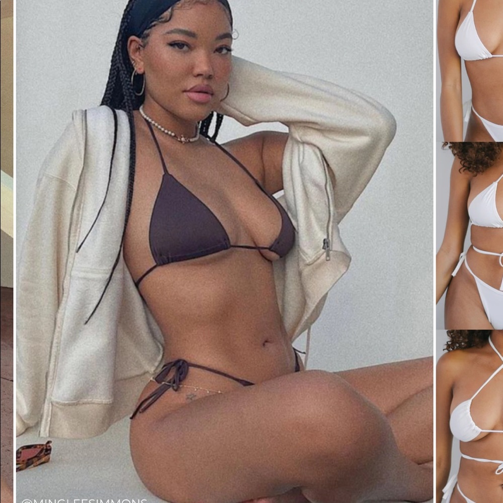 437 espresso bikini NWOT